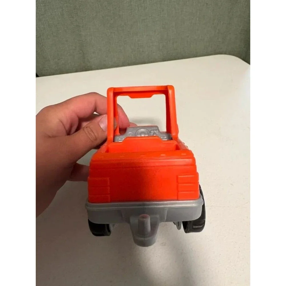 Little people orange truck